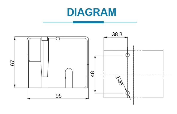 100A 90A 80A General Purpose Relays Electric Industrial Power Electromagnetic Relay Jqx Jqx62f 2z 2c Dpdt Dpst with CE UL RoHS