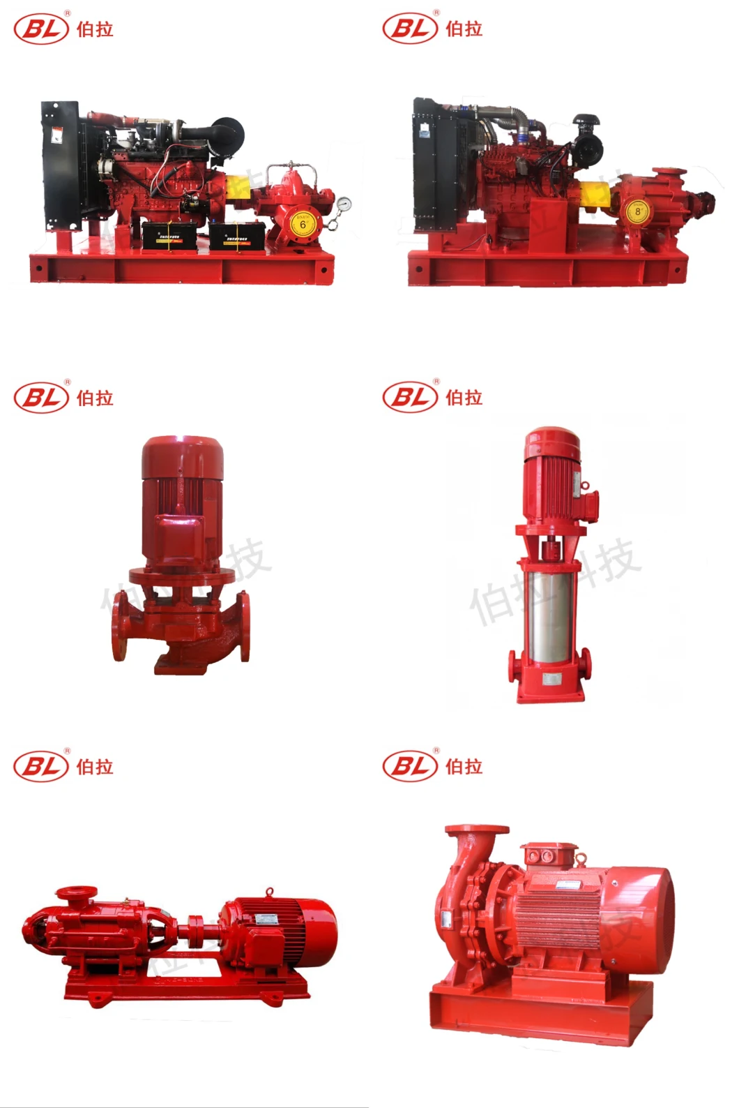 Xbd-Hy (HL) Series Variable Flow Constant Pressure Fire Tangent Pump